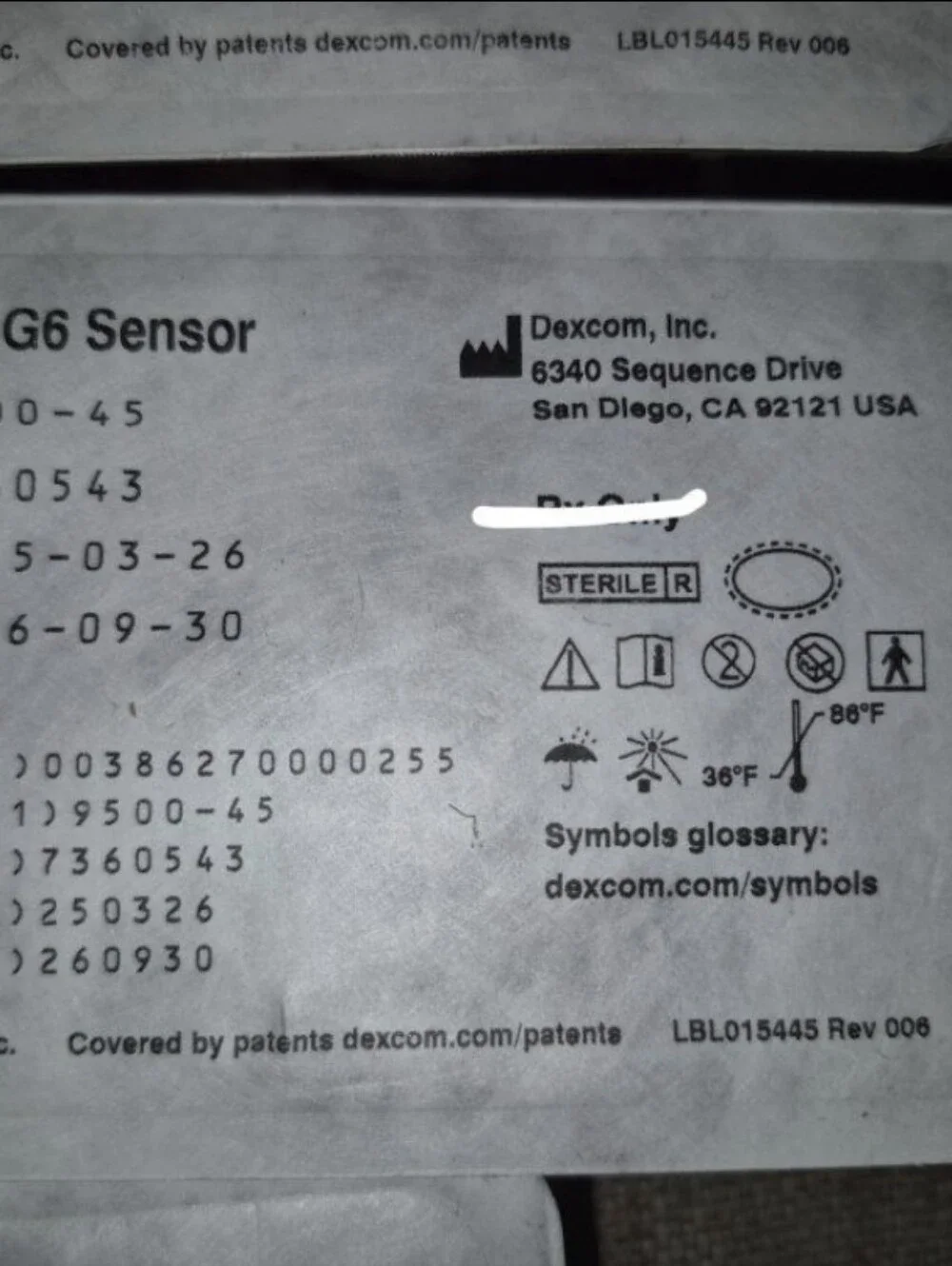 CGM LOT NEW SEALED G6